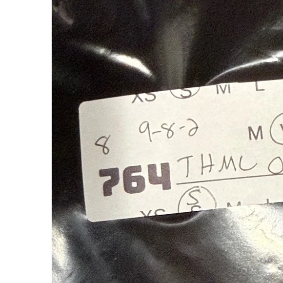 THML Orange Mixed Media Striped Ikat Long Sleeve Sweatshirt Small PTM1644-2-R - Picture 7 of 7